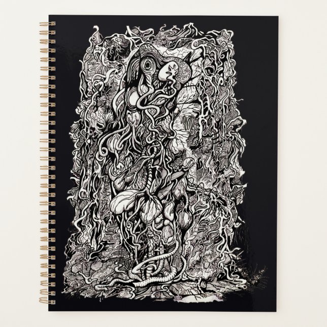 Agenda Vida sem pele por Brian Benson (Frente)