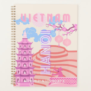 Agenda Vietnã, Viagem Art, rosa