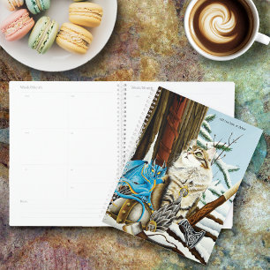 Agenda Viking Cat Blue Dragon