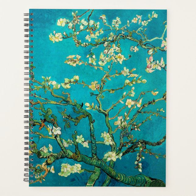 Agenda Vincent Van Gogh Blossoming Almond Tree Arte Flora (Frente)