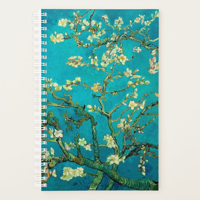 Agenda Vincent Van Gogh Blossoming Almond Tree Arte Flora (Frente)