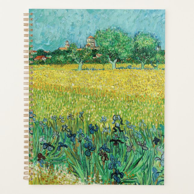 Agenda Vincent van Gogh - Campo com irlandeses perto de A (Frente)