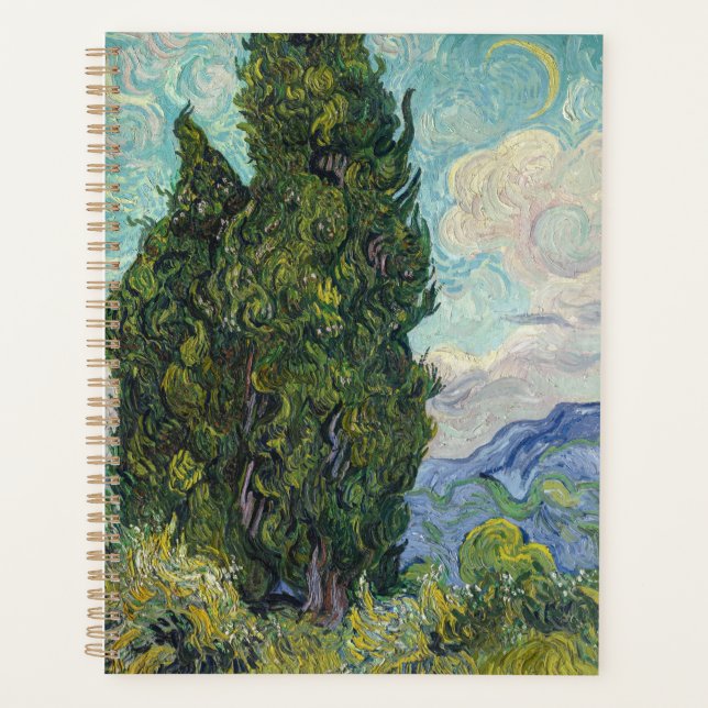Agenda Vincent van Gogh - Cyprestes (Frente)