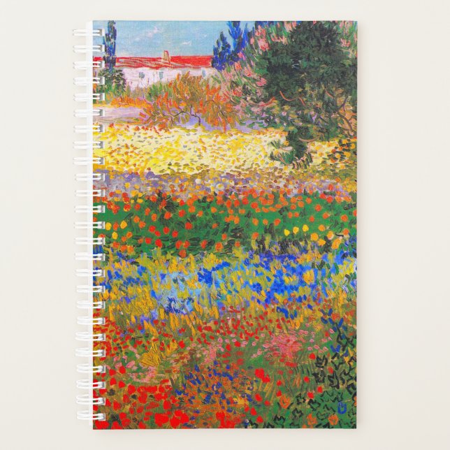 Agenda Vincent Van Gogh Flor Garden (Frente)