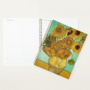 Agenda Vincent van Gogh Girassóis, 1888