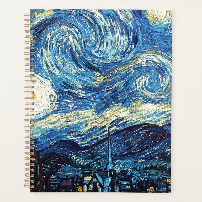 Agenda Vincent van Gogh - Noite Estrelada, (Frente)