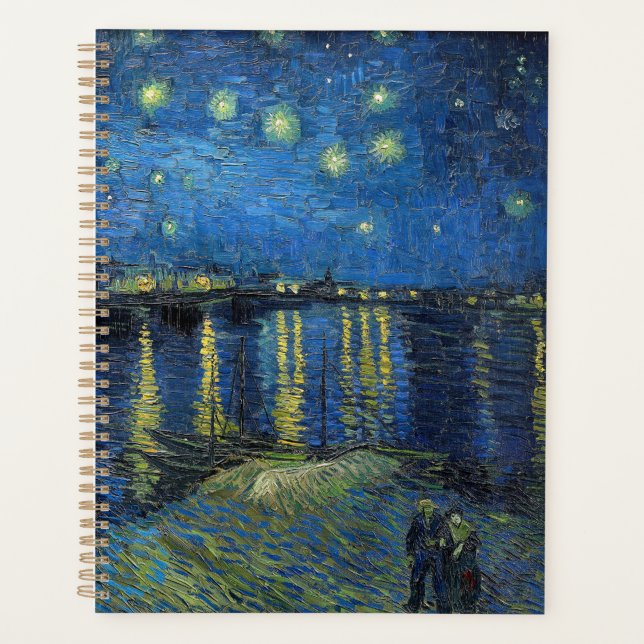 Agenda Vincent van Gogh - Noite Estrelada sobre o Ródano (Frente)