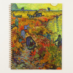 Agenda Vincent van Gogh - O Vineyard Vermelho