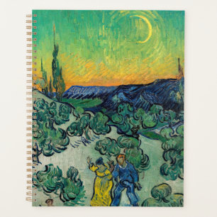 Agenda Vincent van Gogh - Paisagem lunática com Casal