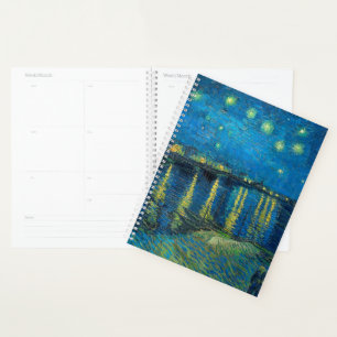 Agenda Vincent Van Gogh Starry Night Over the Rhone