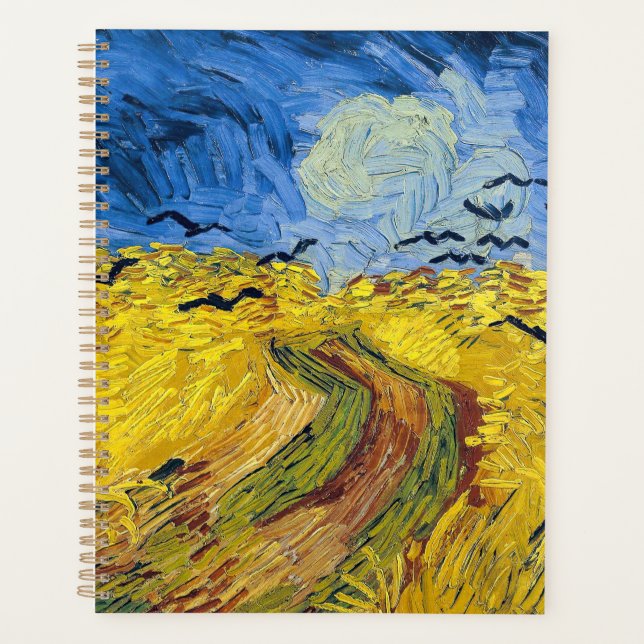 Agenda Vincent van Gogh - Wheatfield com Crows (Frente)