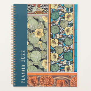 Agenda Vintage Art Nouveau Floral Large Planner