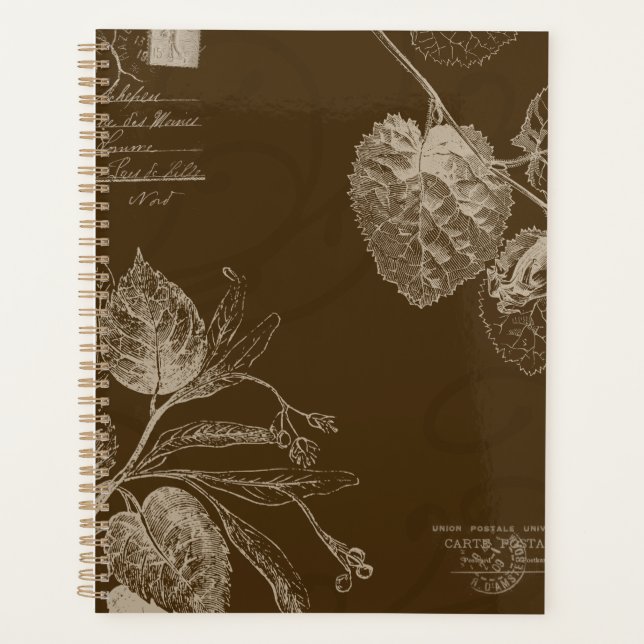Agenda Vintage Autumn Leaves (Frente)