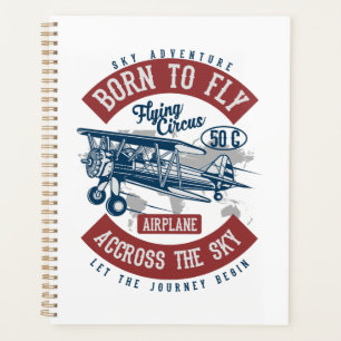 Agenda Vintage Aviation Airplane Color