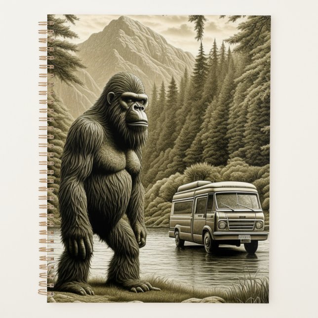 Agenda Vintage Bigfoot e RV Camper (Frente)