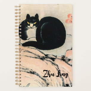 Agenda Vintage Black Cat e Narciso por Zhu Ling