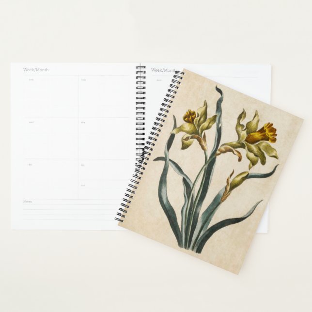 Agenda Vintage Botanal Daffodil (Exibição)