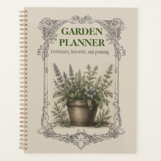 Agenda Vintage Botanical Gardening Planner, Plant Care &