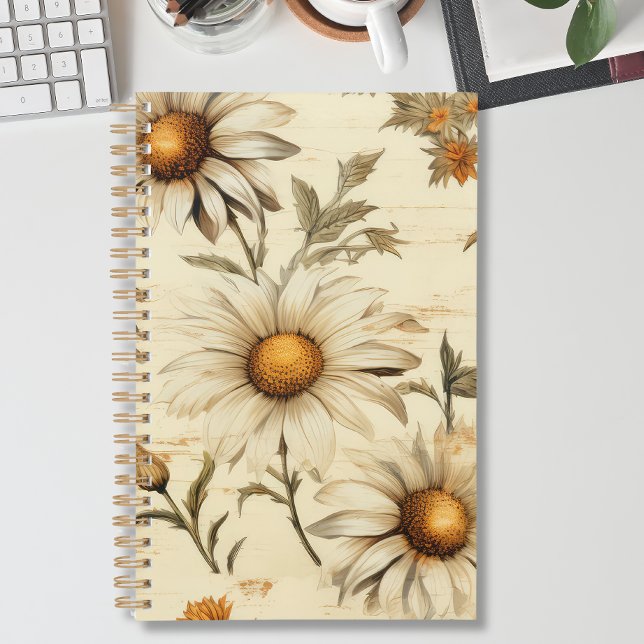 Agenda Vintage Daisy (Criador carregado)