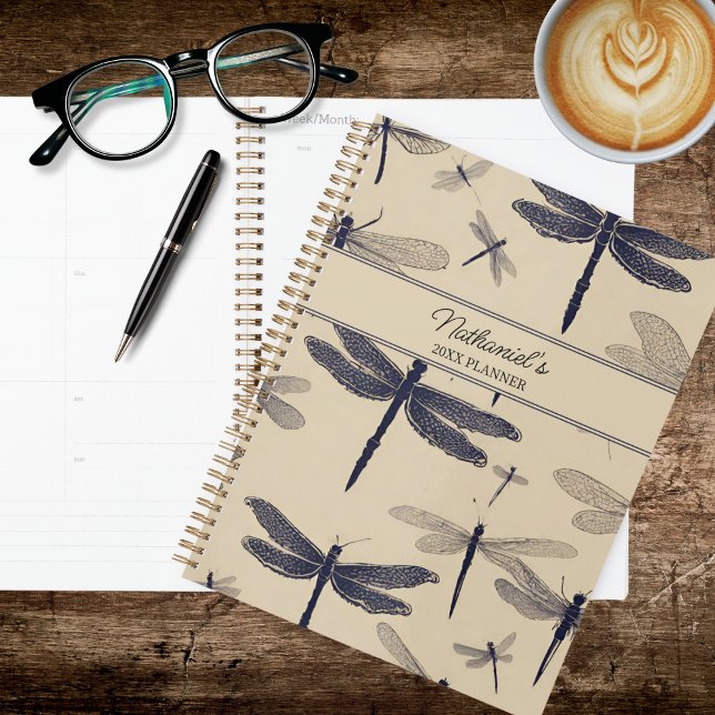 Agenda Vintage Dragonfly (Criador carregado)