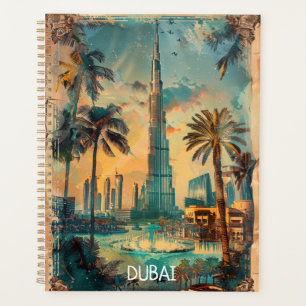 Agenda Vintage Dubai Emirados Árabes Unidos Burj Khalifa