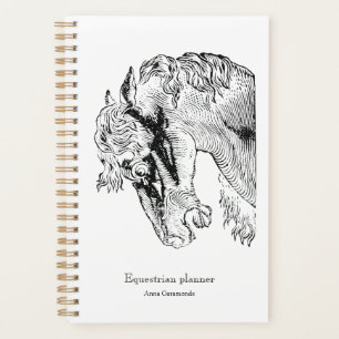 Agenda Vintage equestrian sucesso