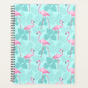 Agenda Vintage Flamingo Light Blue