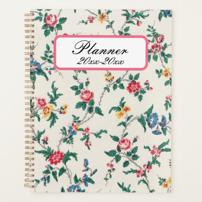 Agenda Vintage Floral (Frente)