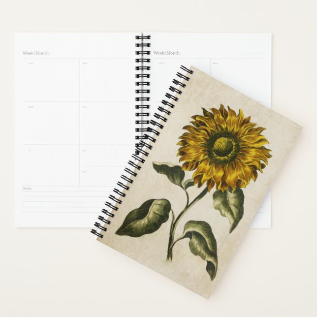 Agenda Vintage Floral Botânico (Exibição)