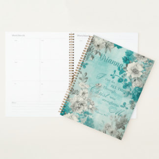 Agenda Vintage Floral Personalizado