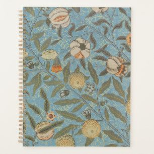 Agenda Vintage Floral William Morris Fruta Blue Floral