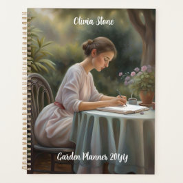 Agenda Vintage Garden Planner Personalizado Por Você Para