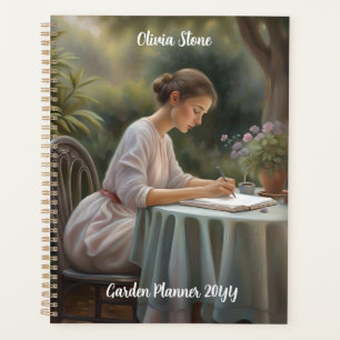Agenda Vintage Garden Planner Personalizado Por Você Para
