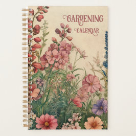 Agenda Vintage Gartenblumen Kalender 