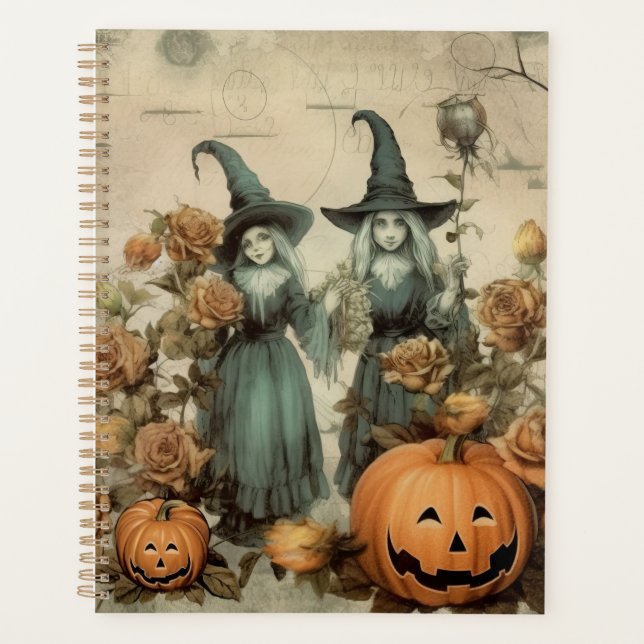 Agenda Vintage Halloween Witchcraft (6) (Frente)