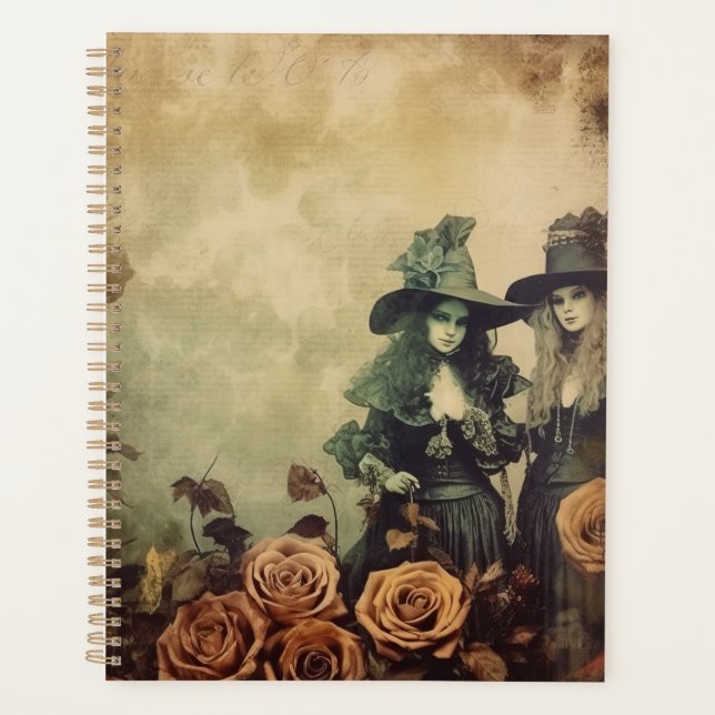 Agenda Vintage Halloween Witchcraft (7) (Frente)