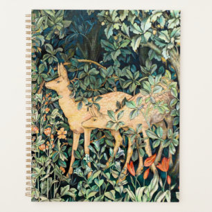 Agenda Vintage John Dearle "Greenery"- Flor e Veado de Ár