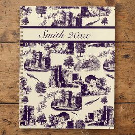 Agenda Vintage Landscape Toile