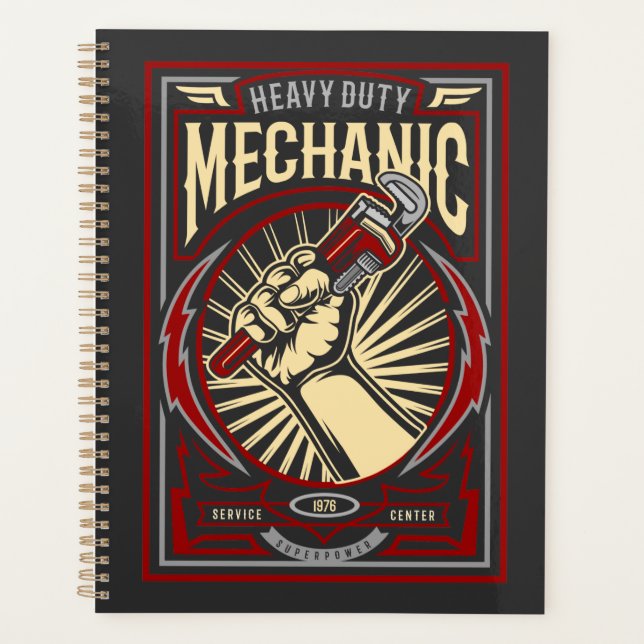 Agenda Vintage Mechanic (Frente)