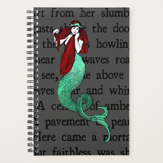 Agenda Vintage Mermaid (Frente)