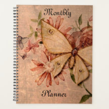 Vintage Monthly Planner