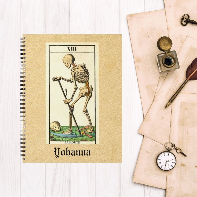 Agenda Vintage Morte Tarot (Criador carregado)