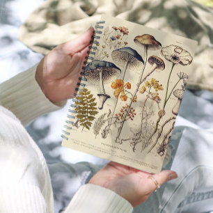Agenda Vintage Mushroom Naturalist