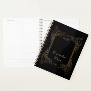 Agenda Vintage Personalizada Romântica Steampunk Fairytal