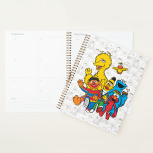 Agenda Vintage Personalizada Rua Sesame 123