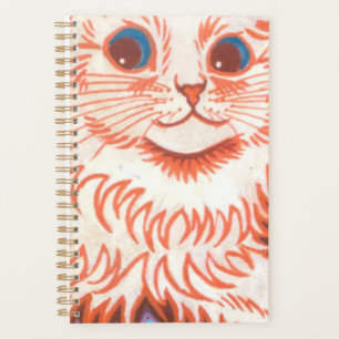 Agenda Vintage Psychedelic Cat Por Louis Wain