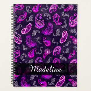Agenda Vintage Purple Paisley