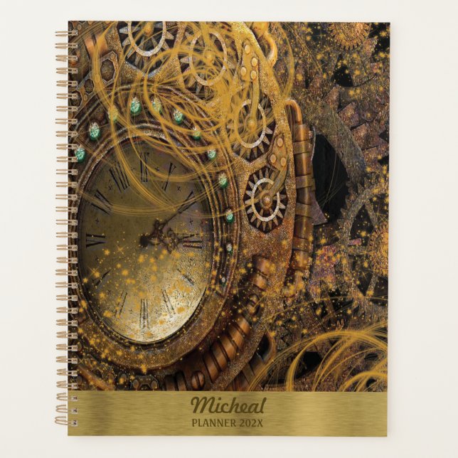 Agenda Vintage Steampunk (Frente)