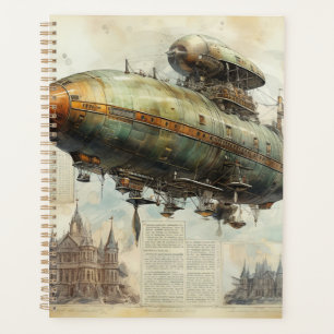 Agenda Vintage Steampunk Zeppelin (7)