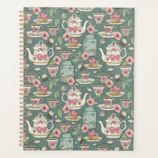 Agenda Vintage Tea Party (Frente)